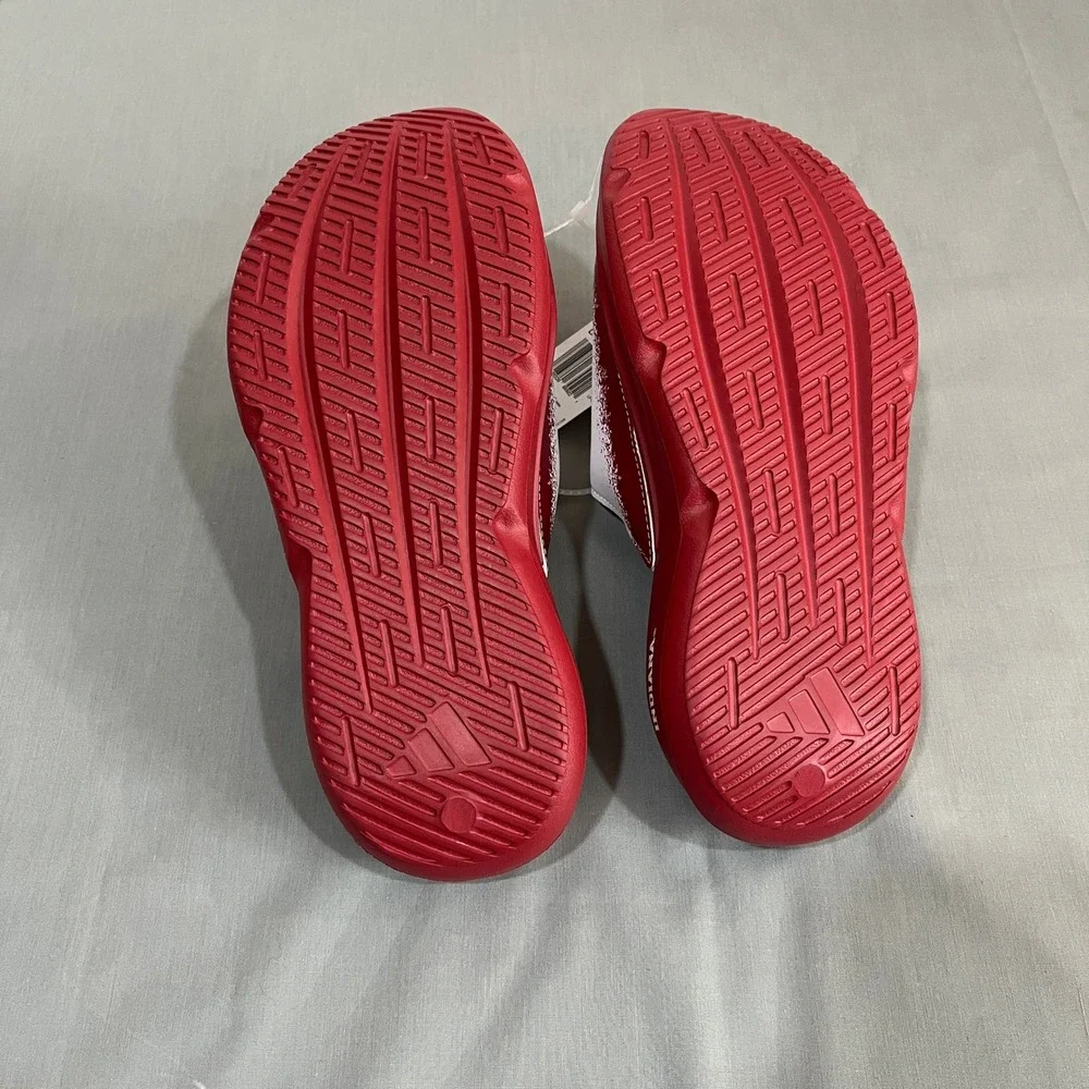 Adidas Lightblaze Slide Men 8 Red Indiana University Hoosiers IH7114 Sandals